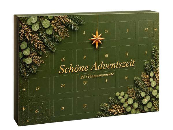 Adventskalender leer Pralinen Schöne Adventszeit